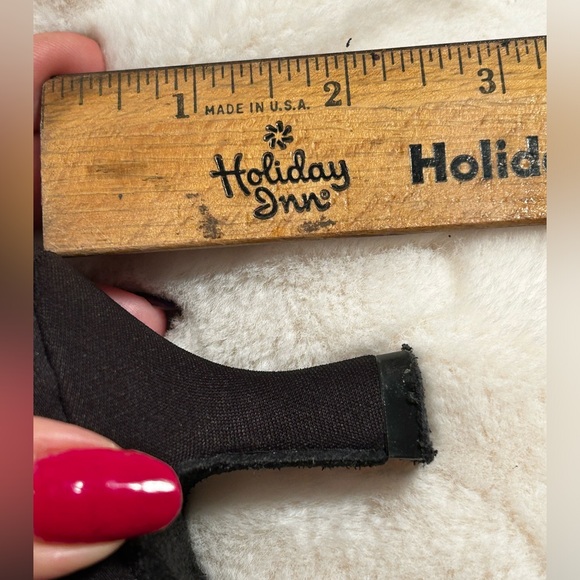 WOMENS SIZE 5 BLACK LACE UP CROWN DANCE SHOES BALLROOM DANCE ANKLE BOOTS BOOTIES - Picture 6 of 6